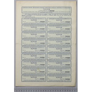 PETROLIFERE Belgijsko-Polska Naftowa Sp., Em.1, 10.000 mkp 1923