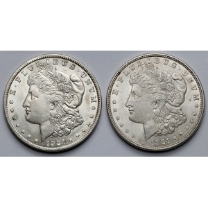 USA, Dollar 1921 - lot (2pcs)