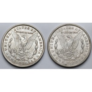 USA, dolár 1921 - sada (2ks)