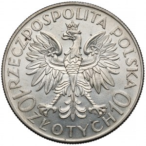 Sobieski 10 złotych 1933 - b.ładny