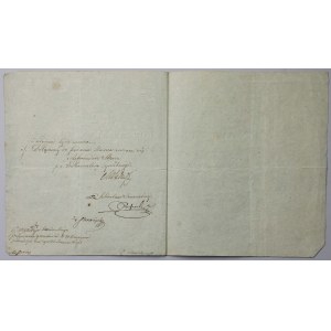 Krakovské gubernium, list z roku 1838