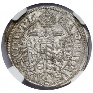 Austria, Leopold I, 3 kreuzer 1665 CA, Vienna