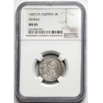 Austria, Leopold I, 3 kreuzer 1665 CA, Vienna