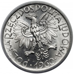 Rybak 5 złotych 1960 - skrętka