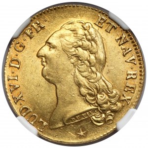 Francúzsko, Ľudovít XVI, 2 louis d'or 1786-W, Lille