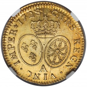 Francie, Ludvík XV, Louis d'or 1728-A, Paříž