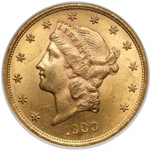 USA, 20 dollars 1900, Philadelphia