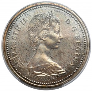 Kanada, vzor Dollar 1972 - Voyageur - striebro