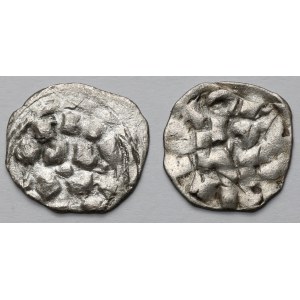 Italien, Lucca, Heinrich II. (1002-1024), Denar - Satz (2 St.)