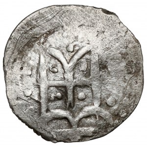 Litva, Vladimír Olgierdovič (1362-1394), denár (půlpenny) bez data, Kyjev