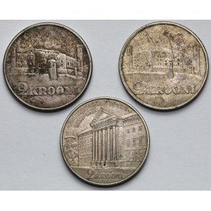 Estonia, 2 krooni 1930 i 1932 - zestaw (2szt)