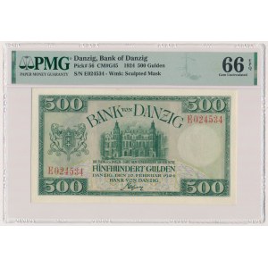 Gdaňsk, 500 guldenů 1924