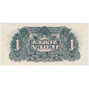 1 złoty 1944 ...owym - AC - ODWRÓCONY REWERS