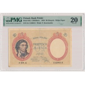 20 złotych 1924 - II EM.A