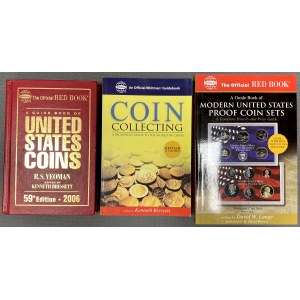 Červená knižka a zberateľstvo mincí, sada (3ks)