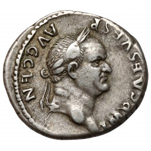 Vespasian (69-79 n. Chr.) Denarius - SPQR - selten