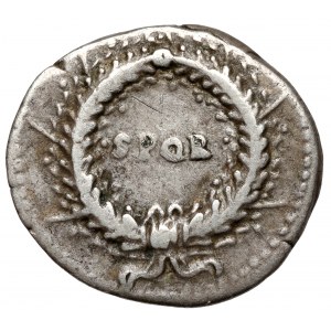 Vespasian (69-79 n. Chr.) Denarius - SPQR - selten