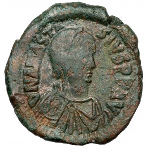 Byzanz, Anastasius I. (491-518 n. Chr.) Follis, Konstantinopel