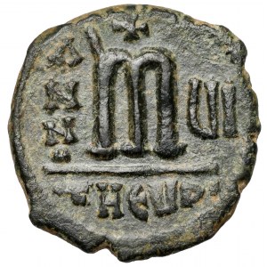 Byzanz, Phokas (602-610 n. Chr.) Follis, Antiochia (Theoupolis)