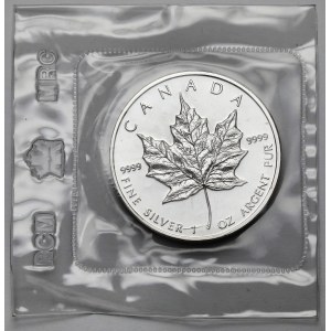 Kanada, 5 USD 1988 Javorový list