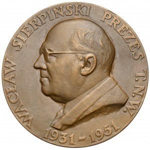 Medaile Waclaw Sierpinski, prezident T.N.W. 1952