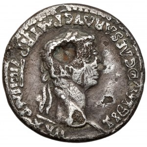 Claudius (41-54 AD) Denarius Subaeratus