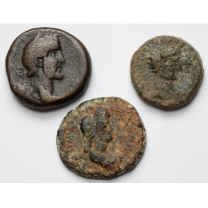 Roman Empire, Provincial bronzes - set (3pcs)