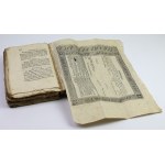Tow. Kredytowe Ziemskie, MODEL 4% Pledge Letter 5,000 zlotys 1838 with coupons in Journal of Laws
