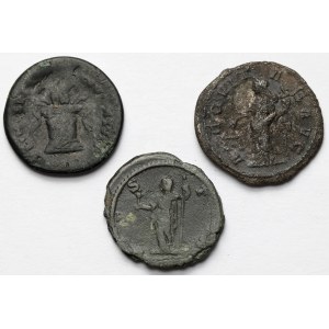 Roman Empire, Domitian, Domna Julia and Alexander Severus - denarius set (3pcs)