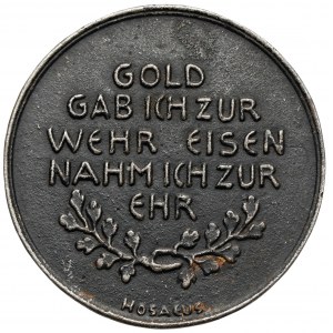 Nemecko, medaila 1916 - In Eiserner Zeit