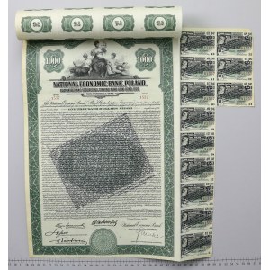 BGK, Feueranleihe. Dollar für 1.000 $ 1926