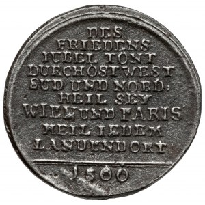 Germany, Medal 1500 - Old cast in cast iron