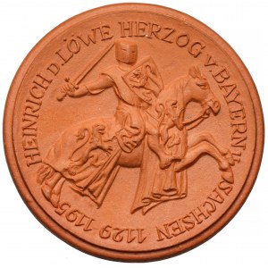 Niemcy, Medal porcelanowy 1923 - 100 marek - Die Alte Ravensburg