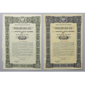 4,5% Feuer. Inneres 1937, Anleihen für £100 und £1.000 - Serie B (2pc)