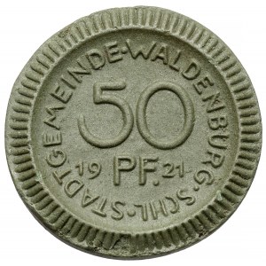Waldenburg i Schl (Wałbrzych) 50 fenigów 1921