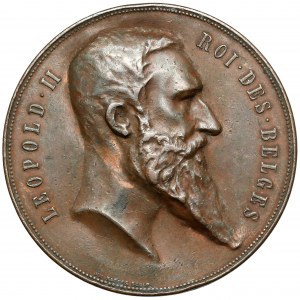 Belgien, Medaille 1889 - Weltausstellung in Anvers (Exposition Universelle D'Anvers)