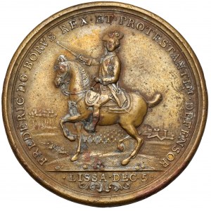 Niemcy, Fryderyk II Wielki, Medal 1757 - Zwycięstwo pod Rossbach - Restrike (?)
