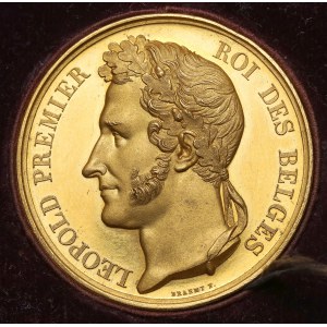 Belgie, ZLATÁ medaile 1833 - za záchranu dívky ze studny