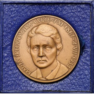 Medaila, Marie Skłodowska-Curie 1934