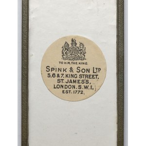 PSZnZ (?), krabička na medailu - výrobca: Spink&amp;Son Ltd