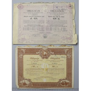 Warschau, 4,5% IV und 6% VIII Umwandlungsanleihe, Anleihen 1930-31 (2pc)