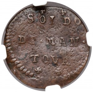 Itálie, Mantova, Carlo VI, Soldo 1734