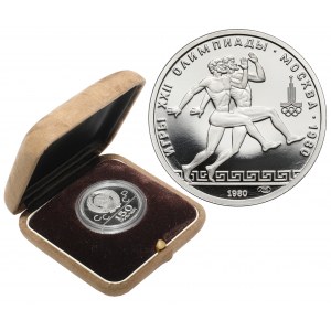 Russia / USSR, 150 roubles 1980 Olympics - 1/2 oz. Platinum