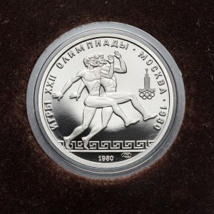 Russland / UdSSR, 150 Rubel Olympische Spiele 1980 - 1/2 oz. Platin