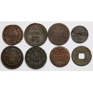 Europa, zestaw monet (8szt)
