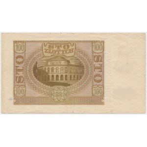 100 zlotých 1940 - Séria A 0000000 - DRUCKPROBE perforácia