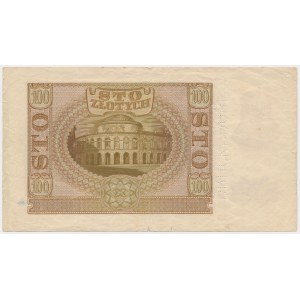 100 Zloty 1940 - Ser.A 0000000 - DRUCKPROBE Perforation