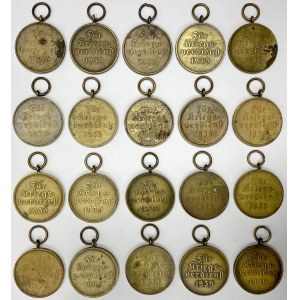 Deutschland, Medaille - Für Kriegsverdienst 1939 - Großpackung (20 Stück)