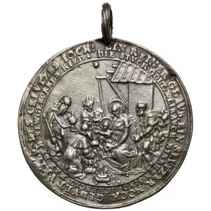 Ladislav IV Vasa, královská medaile, odlitek 1635, Sebastian Dadler