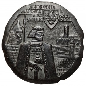 Medal, 1000-lecie Państwa Polskiego 1966 - duży